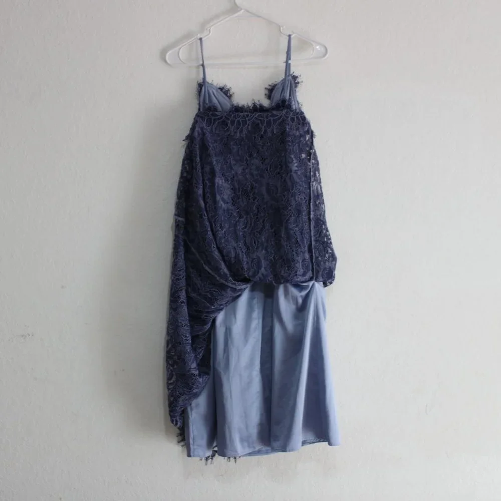 Eliza J gathered lace midi dress size 4 - Picture 5 of 11